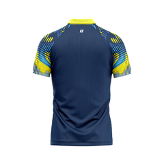Custom Pickleball & Tennis Polo – Ocean Pattern