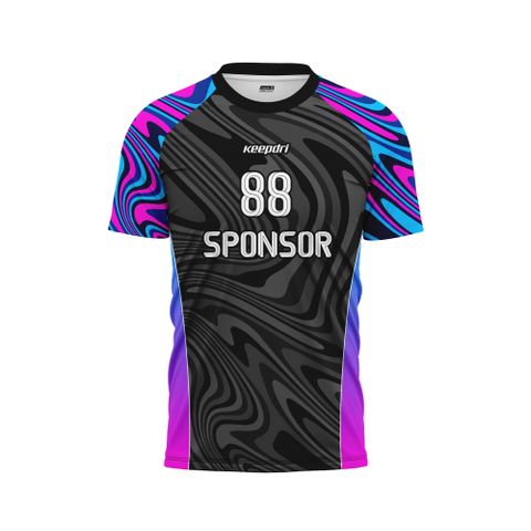 Custom Soccer Jerseys - Wave Pattern