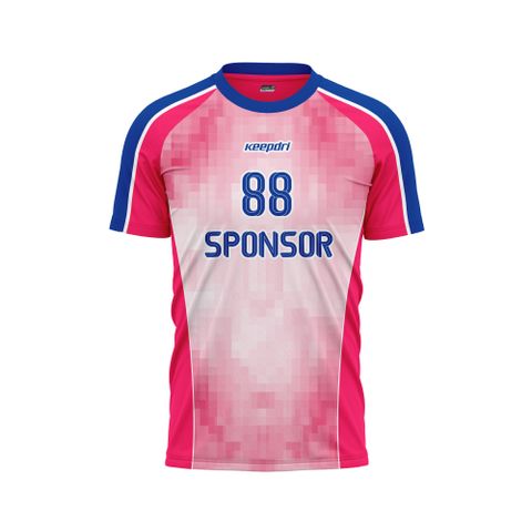 Custom Soccer Jerseys - Pixel Gradient Pattern