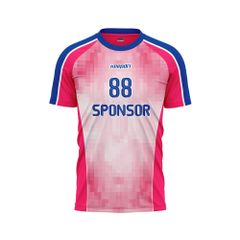 Custom Soccer Jerseys - Pixel Gradient Pattern