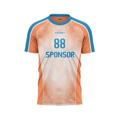 Custom Soccer Jerseys - Pixel Gradient Pattern