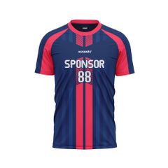 Custom Soccer Jersey - Line Pattern