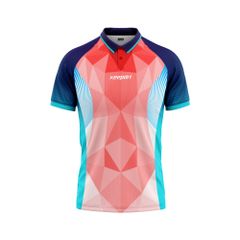 Custom Pickleball & Tennis Polo – Triangle Pattern