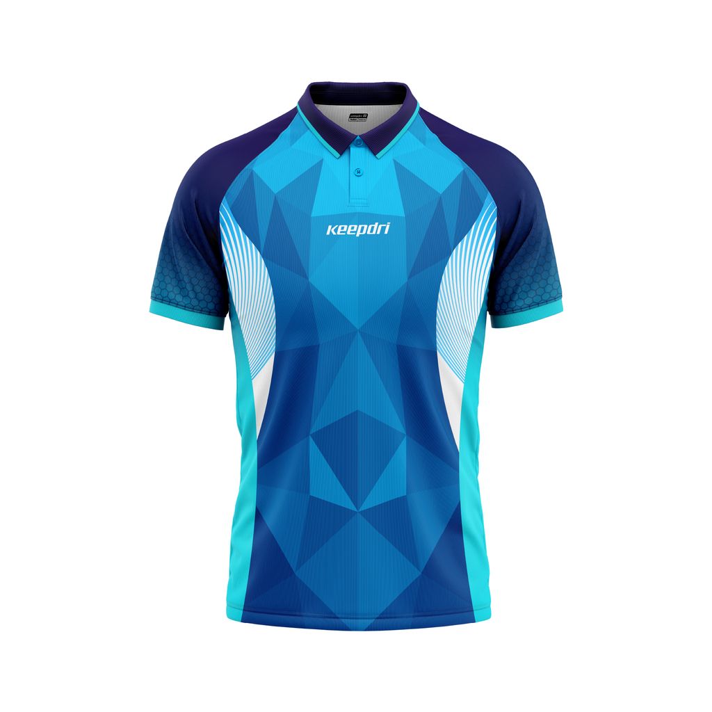 Custom Pickleball & Tennis Polo – Triangle Pattern