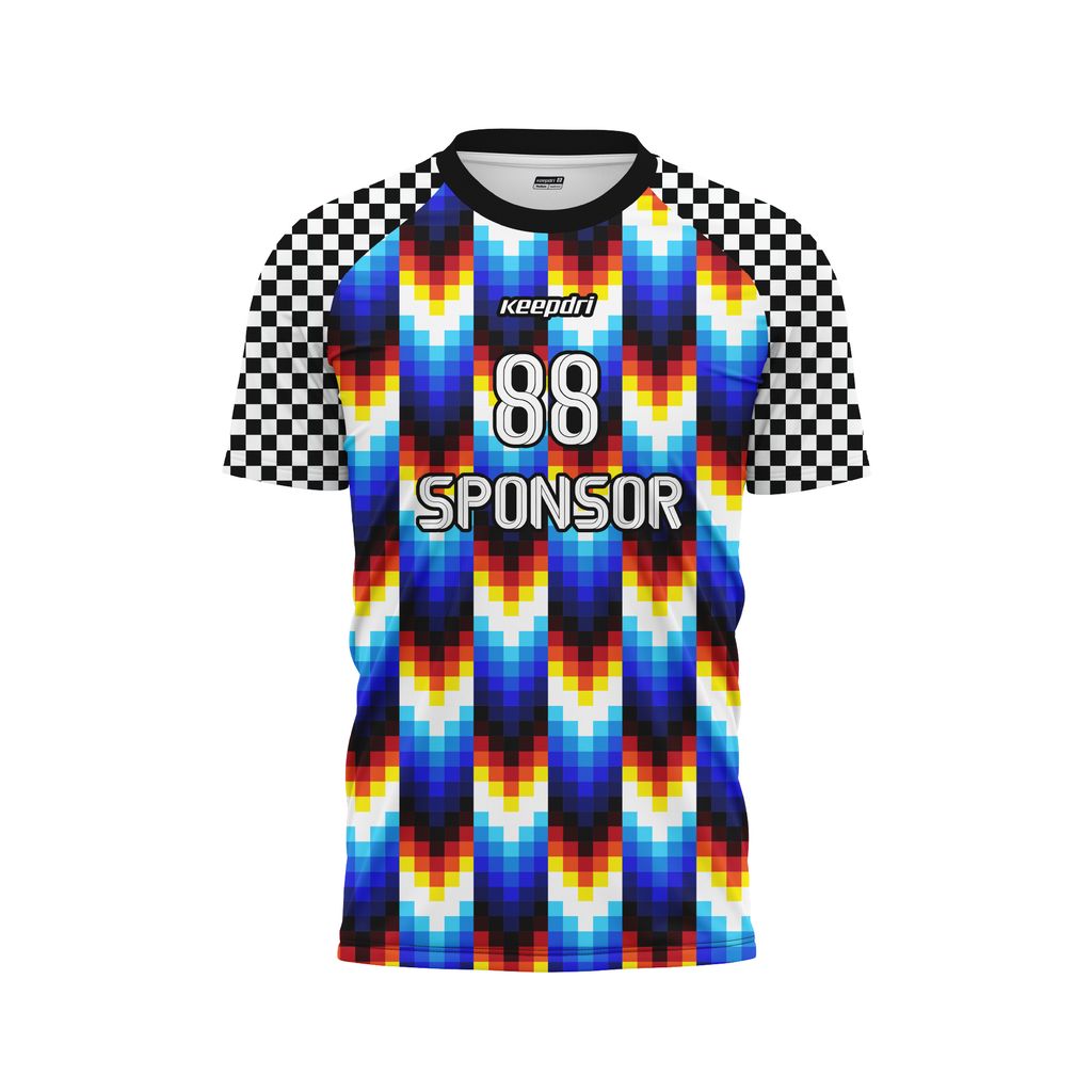 Custom Soccer Jerseys - Retro Pattern