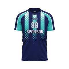 Custom Soccer Jersey - Striped Pattern