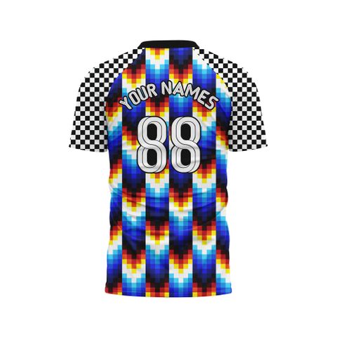 Custom Soccer Jerseys - Retro Pattern