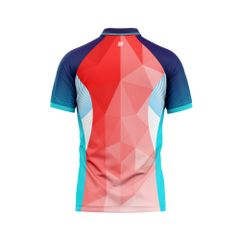 Custom Pickleball & Tennis Polo – Triangle Pattern