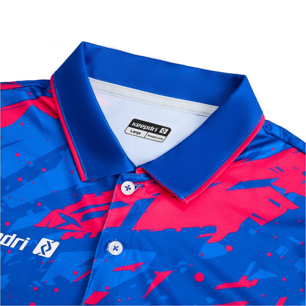 Custom Pickleball & Tennis Polo – Red & Yellow