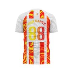 Custom Soccer Jersey - Lava Patterns