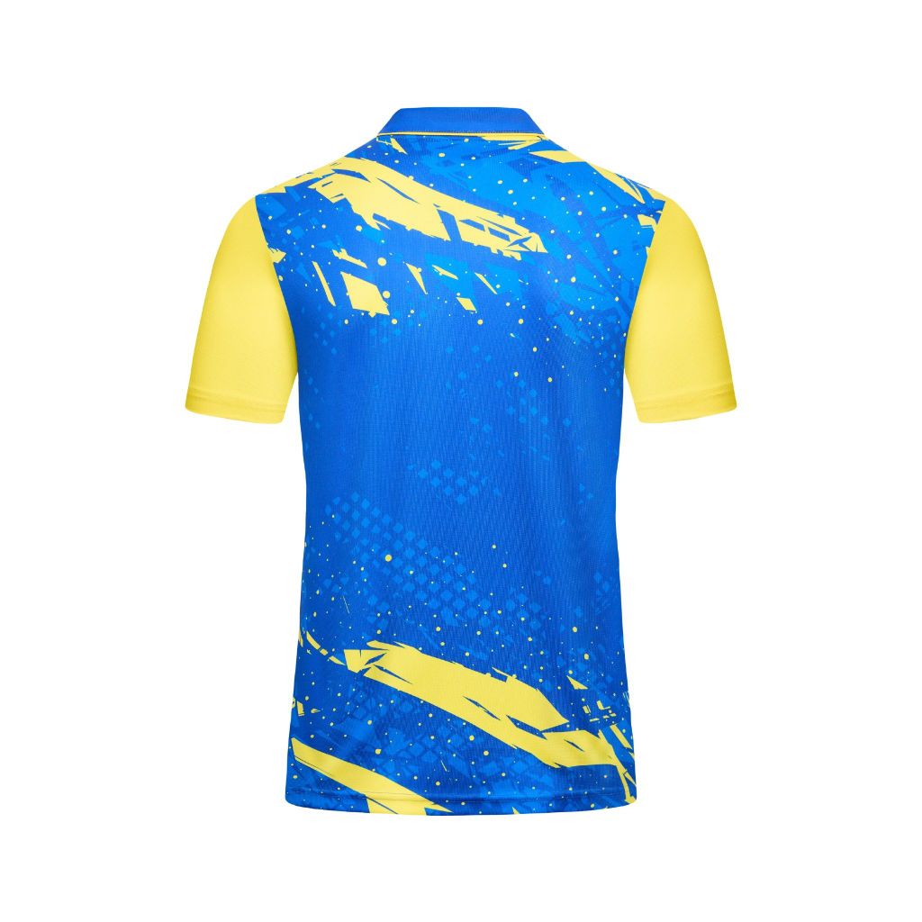 Custom Pickleball & Tennis Polo – Red & Yellow