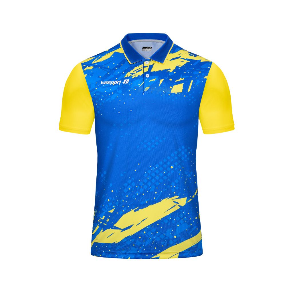 Custom Pickleball & Tennis Polo – Red & Yellow