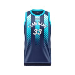 Custom Basketball Jersey Design -  Pixel Rush