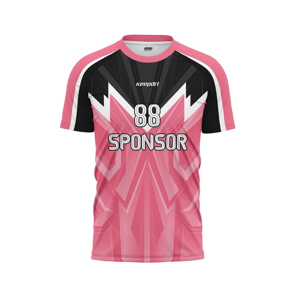 Custom Soccer Jersey -  Thunder Pattern