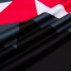 Custom Pickleball & Tennis Polo – Dark Polygonal