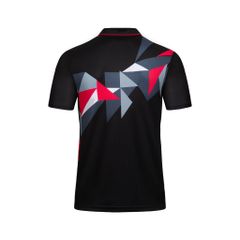 Custom Pickleball & Tennis Polo – Dark Polygonal