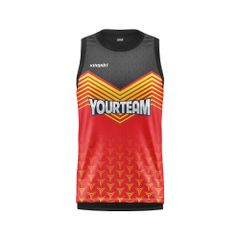 Custom Basketball Jerseys - Red Black