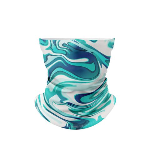 Blue waves sports scarf