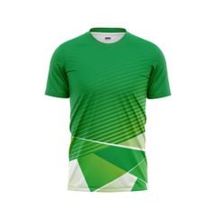 Custom Running T-shirts - Green Pattern
