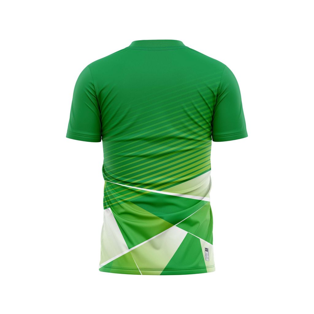 Custom Running T-shirts - Green Pattern