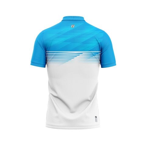 Áo Pickleball - Tennis polo hoa tiết xanh ya
