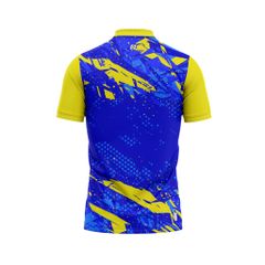 Áo Pickleball - Tennis polo họa tiết xanh bích phối màu