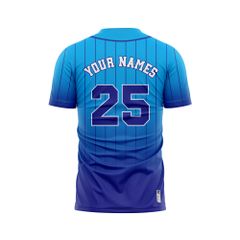 Custom Baseball Jerseys - Ombre Color BB08