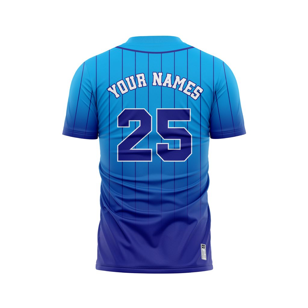 Custom Baseball Jerseys - Ombre Color BB08