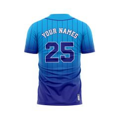 Custom Baseball Jerseys - Ombre Color BB08