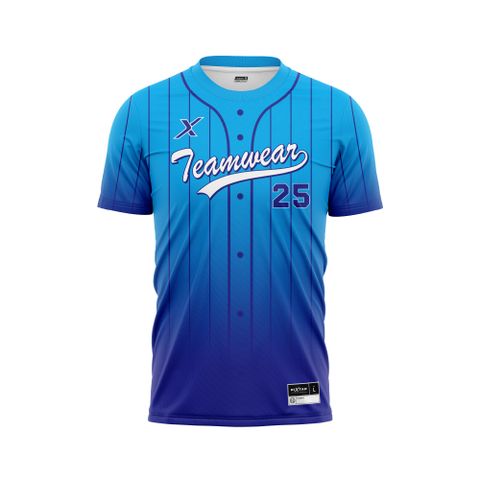 Custom Baseball Jerseys - Ombre Color BB08