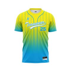 Custom Baseball Jerseys - Ombre Color BB08