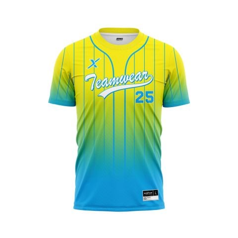 Custom Baseball Jerseys - Ombre Color BB08