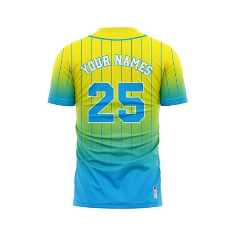 Custom Baseball Jerseys - Ombre Color BB08