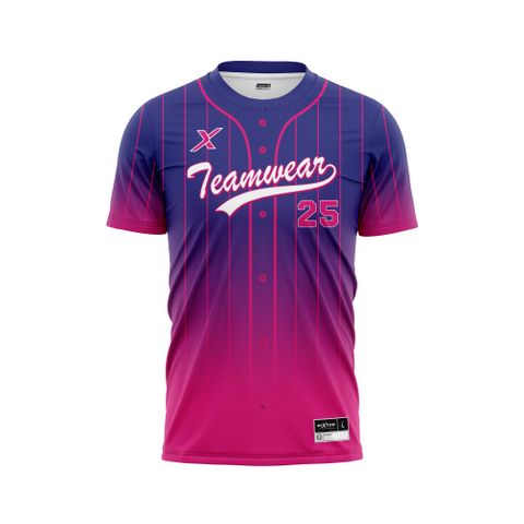 Custom Baseball Jerseys - Ombre Color BB08