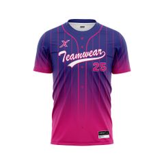 Custom Baseball Jerseys - Ombre Color BB08
