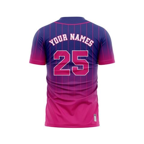 Custom Baseball Jerseys - Ombre Color BB08