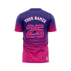 Custom Baseball Jerseys - Ombre Color BB08