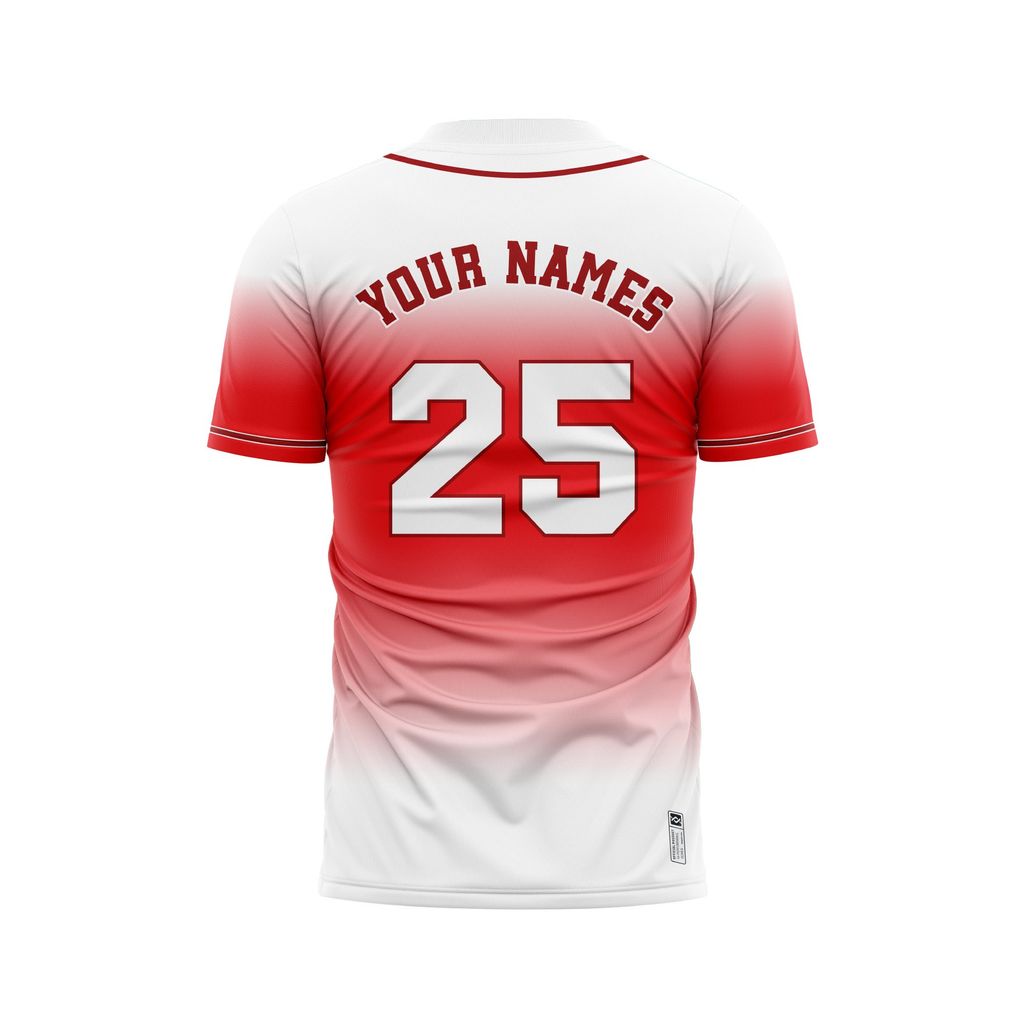 Custom Baseball Jerseys - Ombre Color BB07