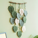  Mành lá Macrame trang trí tường W10 