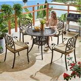  Bộ Bàn Ghế Ngoài Trời Nhôm Đúc BN03 + DPAV4A 