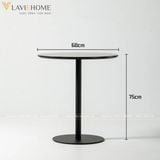  Bàn Cafe Chân Sắt Mặt Gỗ S1545M Khung Sắt Chống Gỉ 