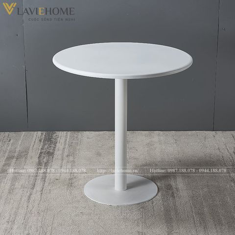 Bàn cafe chân sắt mặt gỗ S1545M