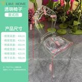  Ghế nhựa trong suốt DPA004A 