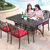  Bộ Bàn Ghế Nhôm Đúc Ngoài Trời DPBV08A + GN06 