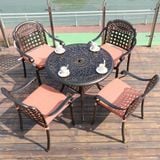  Bàn Tròn Sân Vườn Nhôm Đúc BN03 