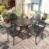  Bàn Tròn Sân Vườn Nhôm Đúc BN03 