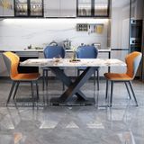  Bộ Bàn Ăn Mặt Đá Fiona + Ghế Vaz 