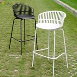  Ghế Bar NNhựa PP Chân Sắt Sơn Tĩnh Điện S3031A 