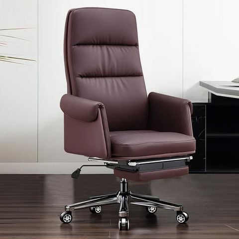 Ghế giám đốc bọc da ngả lưng thoải mái