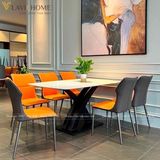  Bộ Bàn Ăn Mặt Đá Gucci + Ghế Willow 